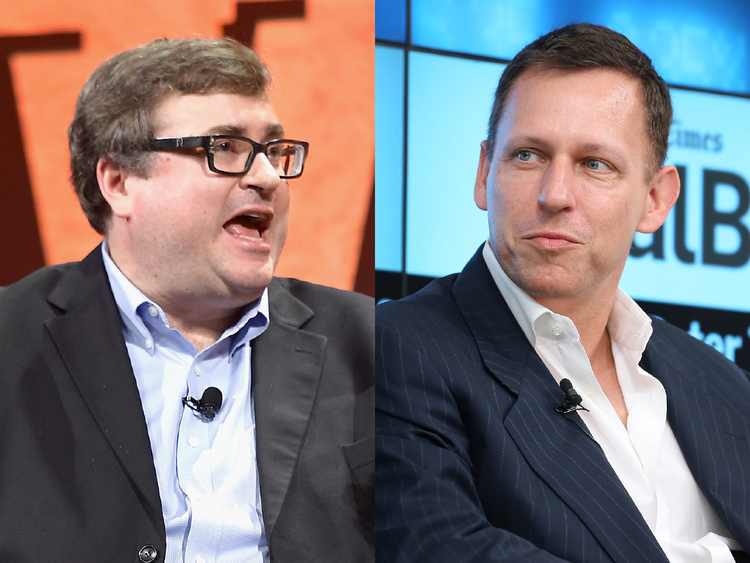 Reid Hoffman and Peter Thiel